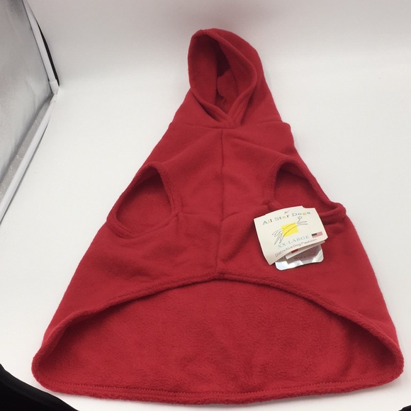 NHL Calgary Flames Hockey Team Dog Fleece Hoodie Sweater Size XX-Large - Picture 5 of 12